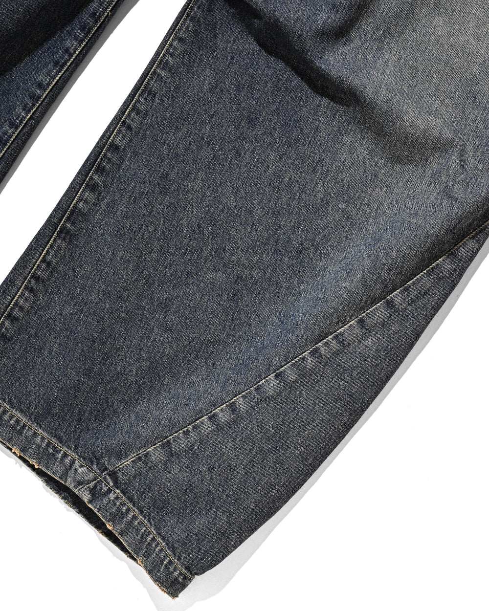 CLESSTE / Vintage Dyed Selvedge Denim Barrel Leg Pants (Vintage Indigo)
