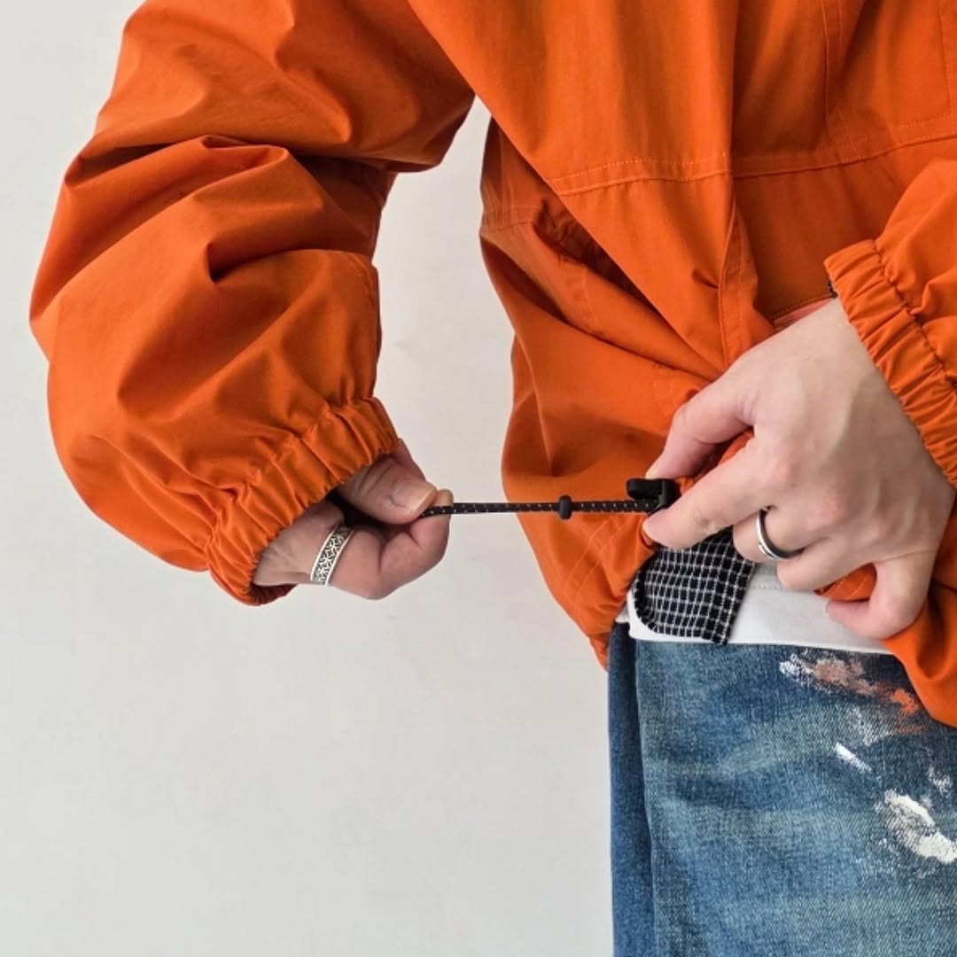 CLESSTE / Packable City Anorak Parka (Orange)