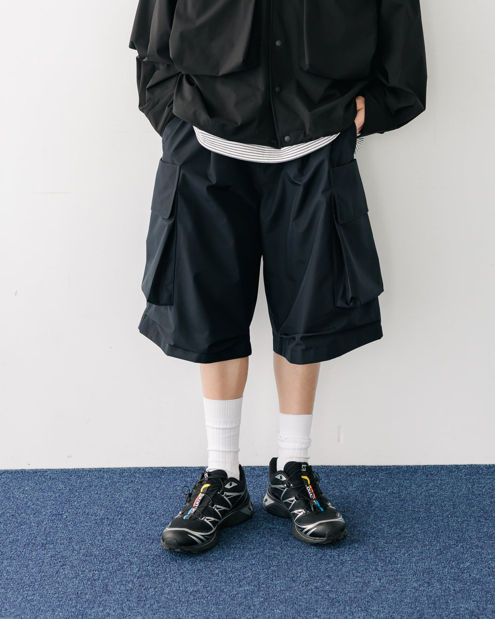 CLESSTE / +Phenix Windstopper ® By Gore-tex Labs City Military Half Pants 001 (Black)
