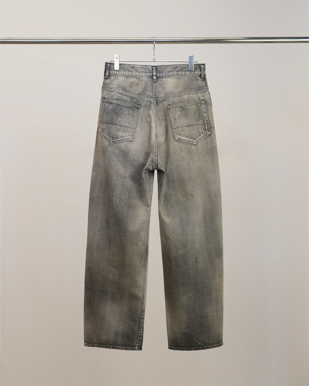 ANCELLM / #01 Midtapered 5P Denim Pants (Black)