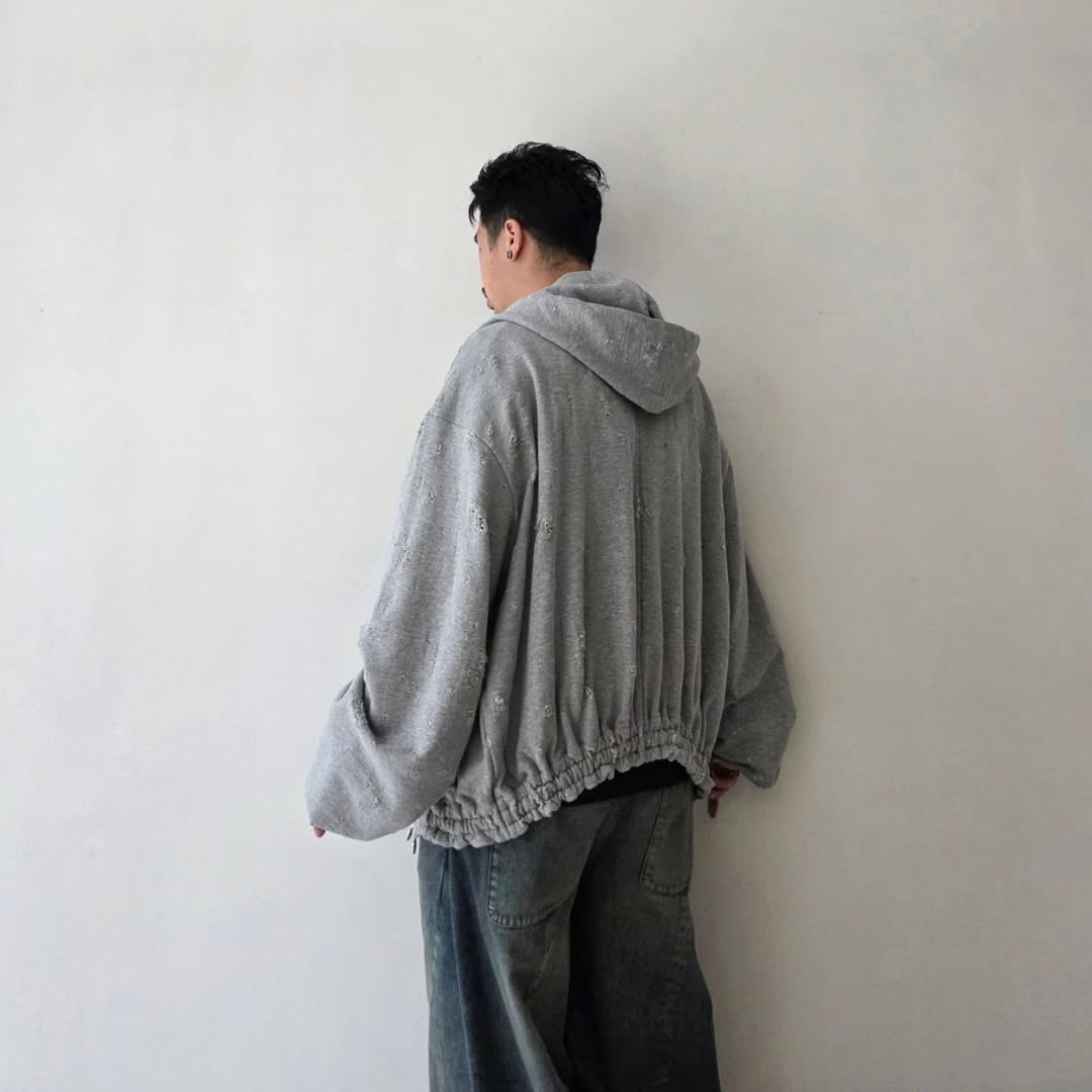 SHINYAKOZUKA / Old Style Zip Up Hoodie