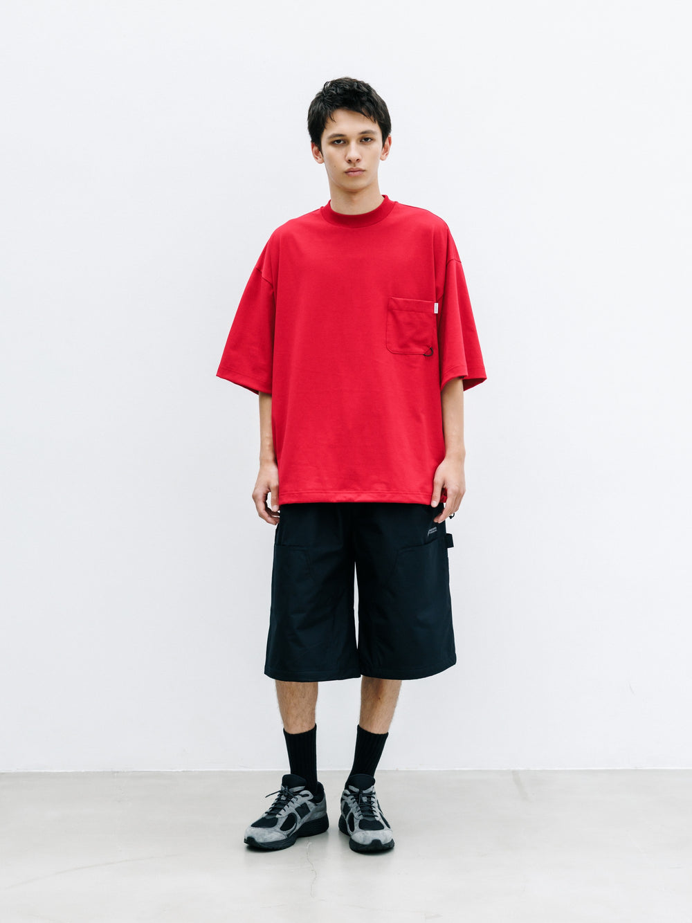 CLESSTE / Tech Pocket S/S T-Shirt (Red)
