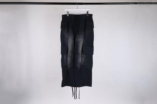 DISCOVERED / Army Cargo Sweat Pants (Black)
