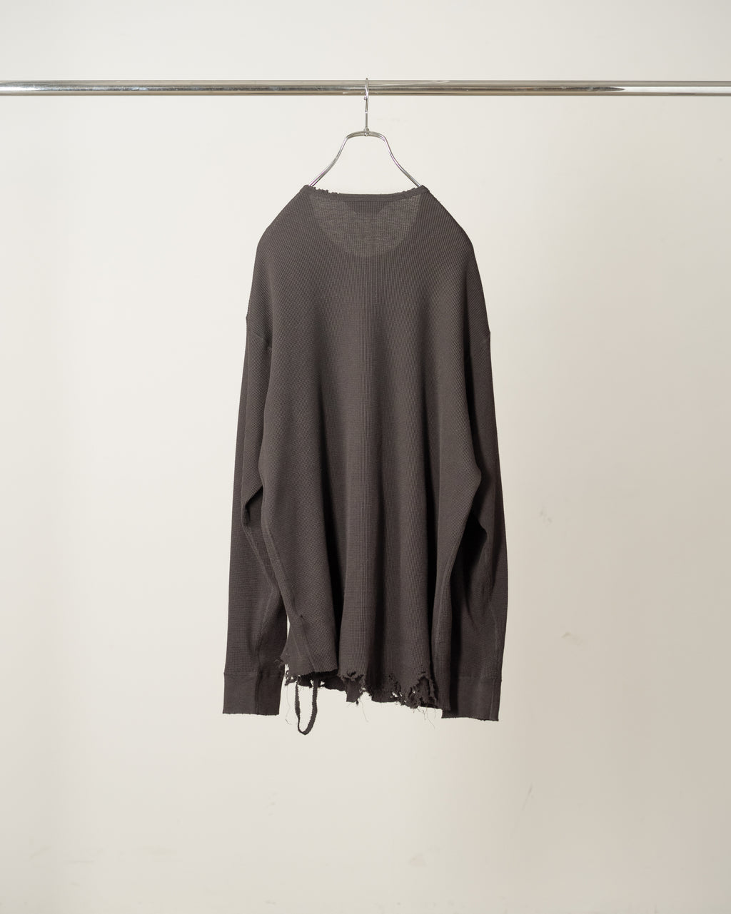ANCELLM / Damage Waffle Crew LS (D.Brown)
