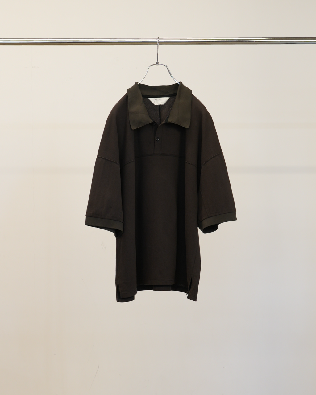 ANCELLM / Football S/S Polo (Brown)