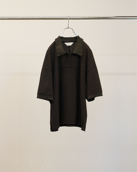 ANCELLM / Football S/S Polo (Brown)