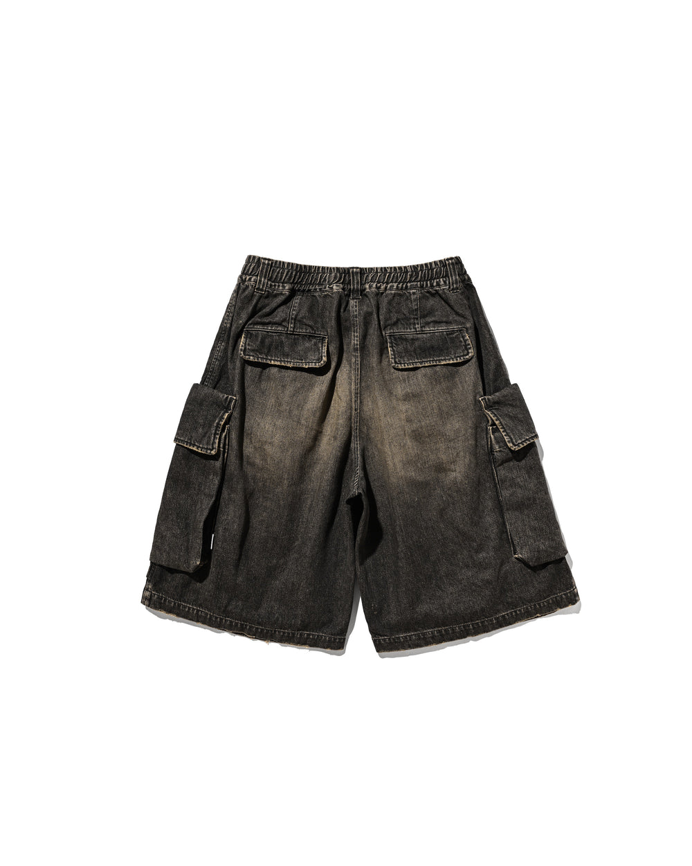 CLESSTE / Vintage Dyed Selvedge Denim City Military Half Pants (Vintage Black)