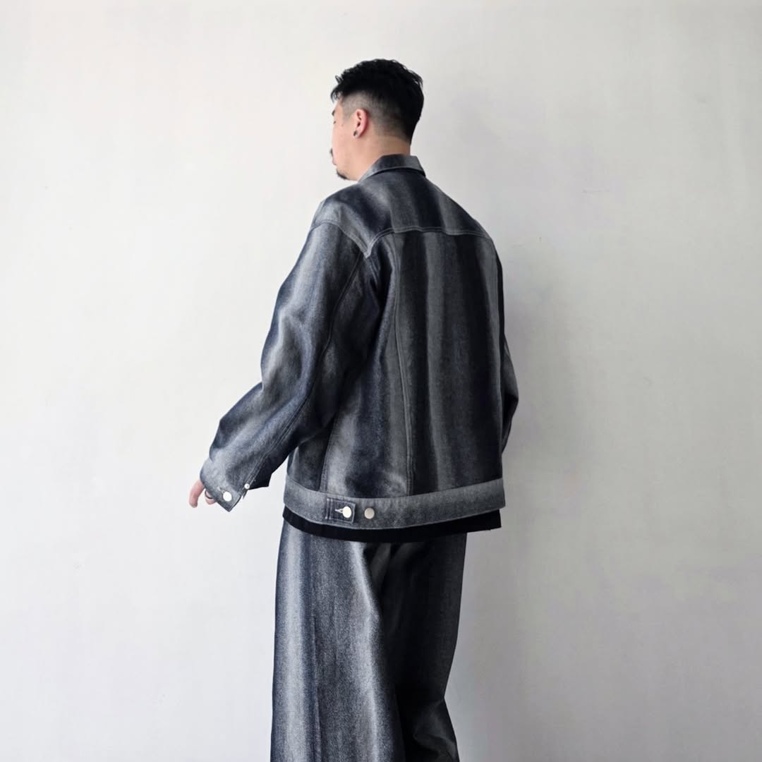 REVERBERATE / Gradation Denim Jacket (Indigo)