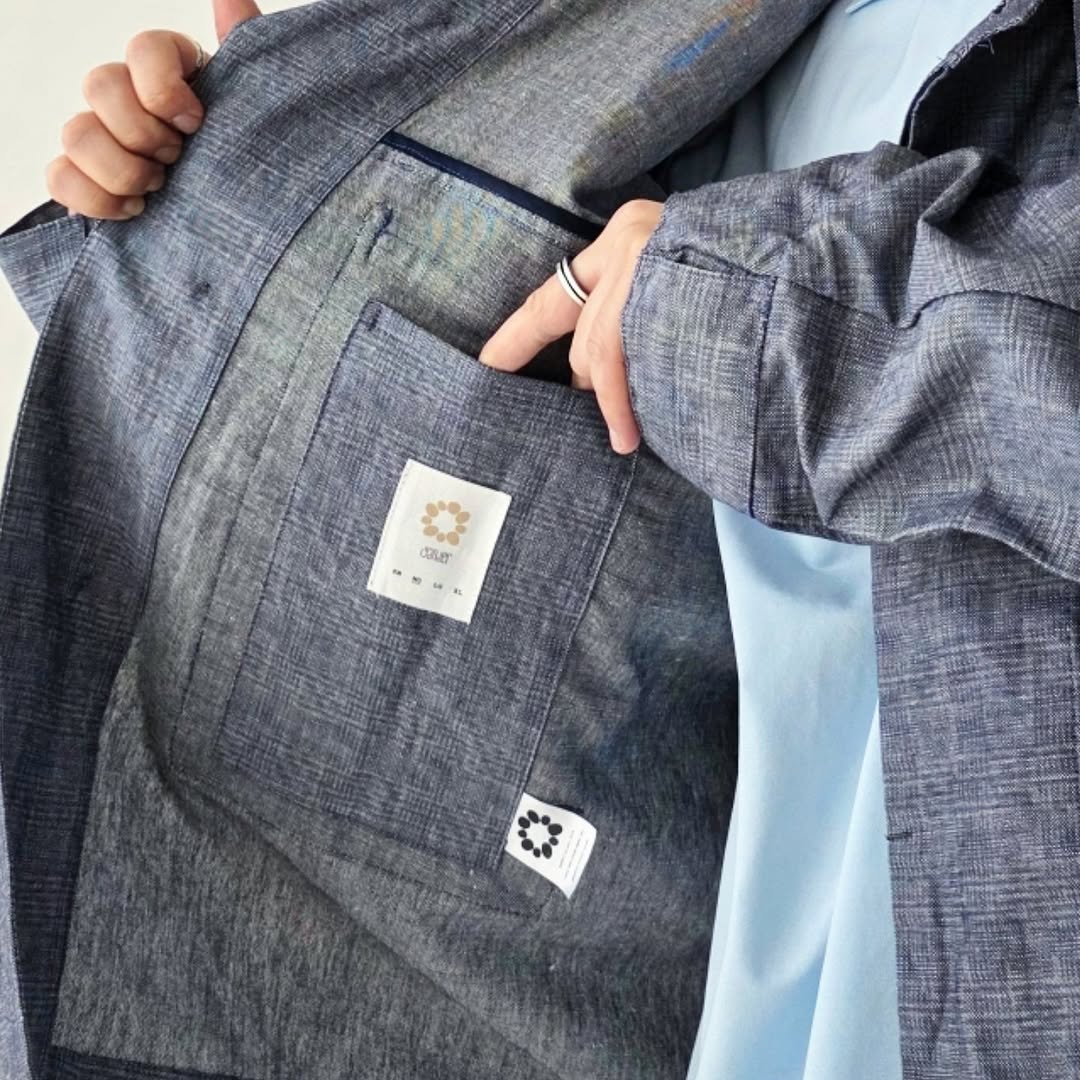 GANDER / Peveril Jacket Navy Check