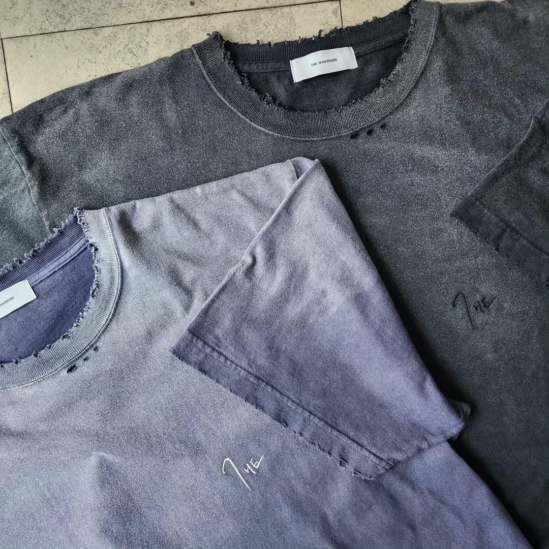 THE JEAN PIERRE / Signature Pigment Grunge Destroy SS Tee