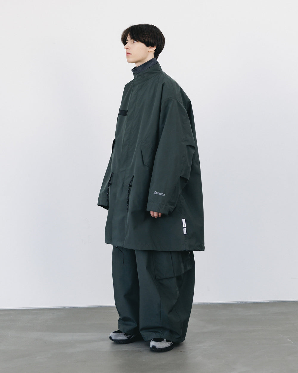 CLESSTE / +Phenix Windstopper ® By Gore-tex Labs City Fishtail Parka With Liner Jacket (Asphalt Gray)