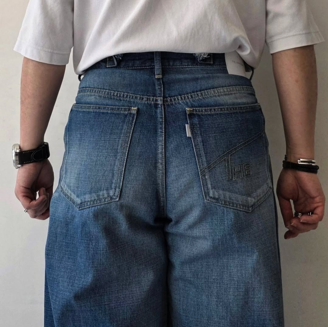 THE JEAN PIERRE / 2 Tuck Denim Trouser