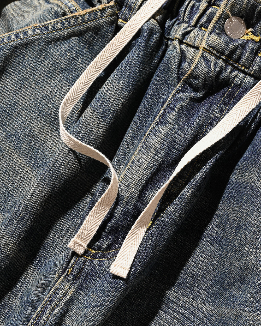 CLESSTE / Vintage Dyed Selvedge Denim Worker Pants (Vintage Indigo)