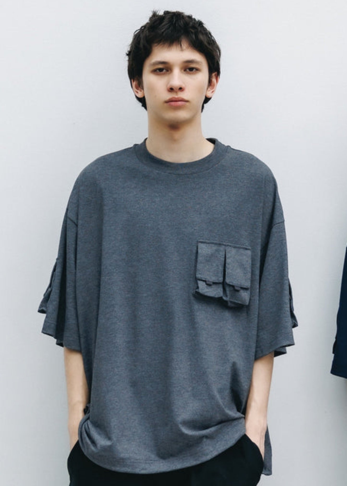 CLESSTE / Multi Pocket S/S T-Shirt (Gray)