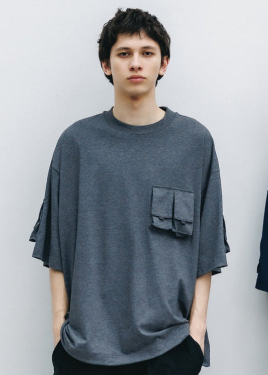 CLESSTE / Multi Pocket S/S T-Shirt (Gray)