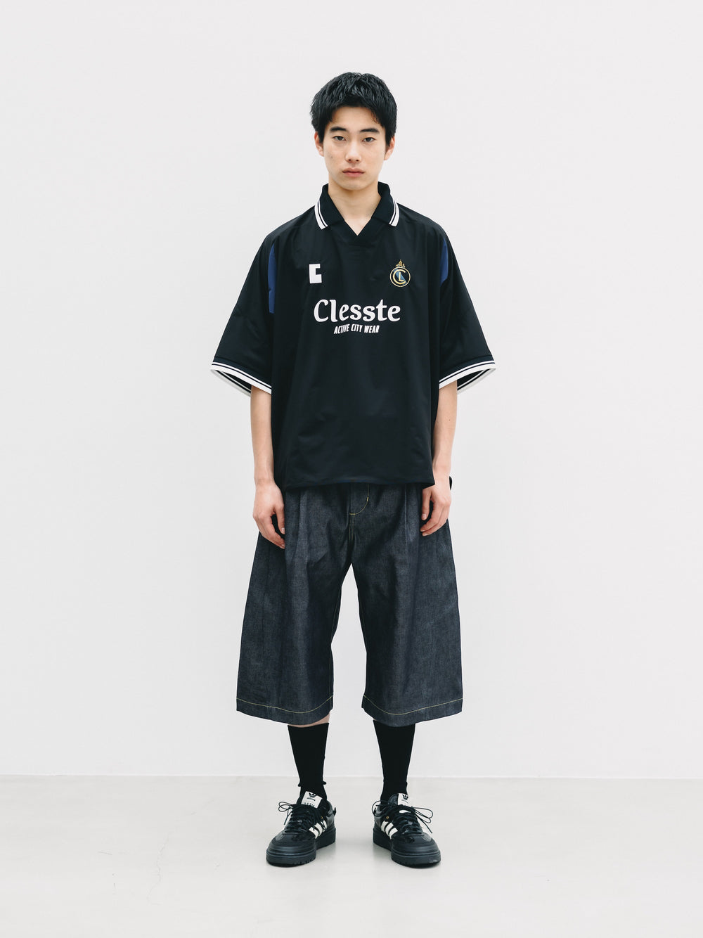CLESSTE / Selvedge Denim City Baggy Half Pants (Rigid Indigo)