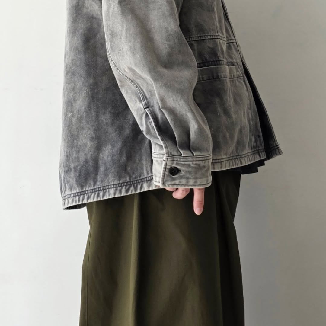 ANCELLM / Chino Shirt Jacket (Black)