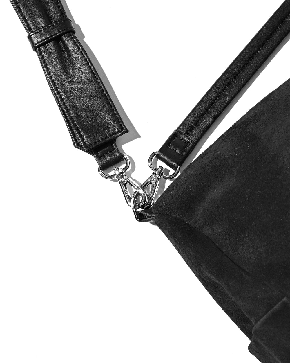 CLESSTE / Suede Day Off Bag Large (Black)