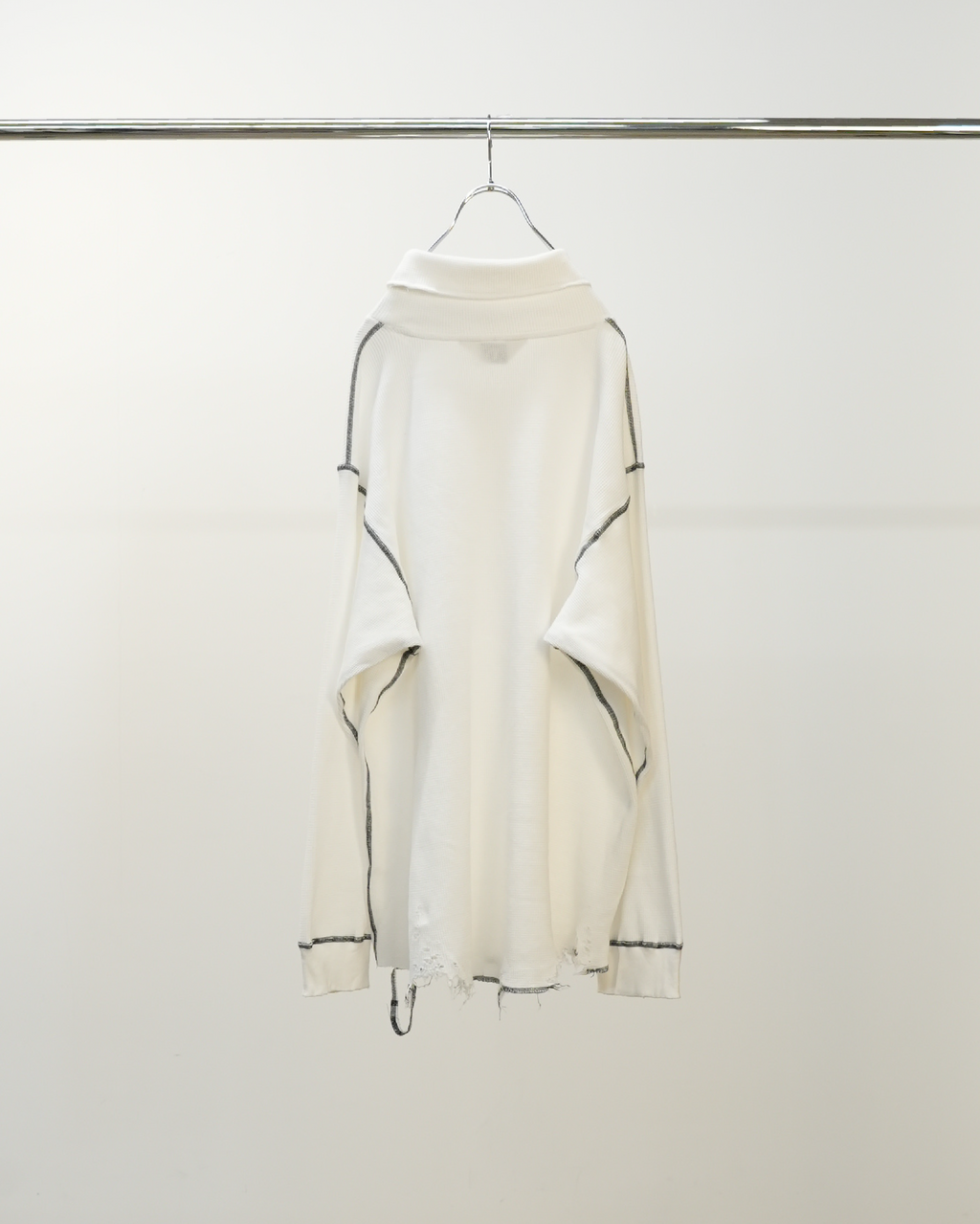 ANCELLM / Damage Waffle LS T-Shirt