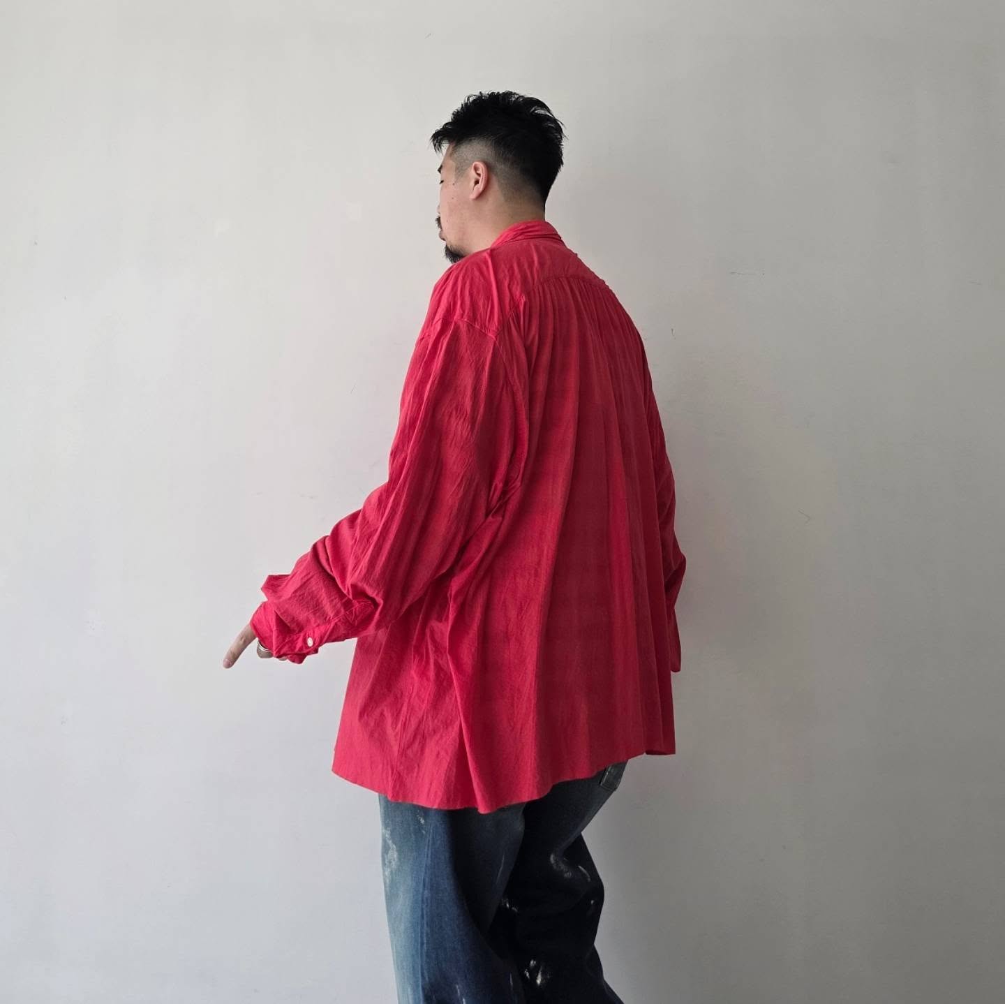 KANEMASA PHIL / 46G Artisan Shirt (Dyed Pink)