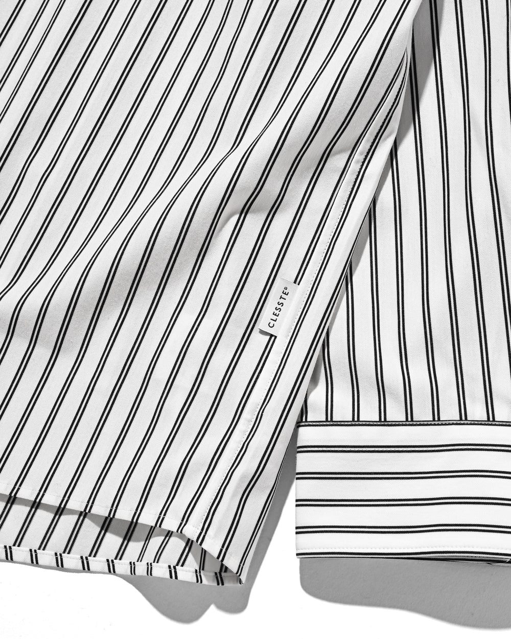 CLESSTE / 46G Knit Everyday L/S Shirt (White Stripe)