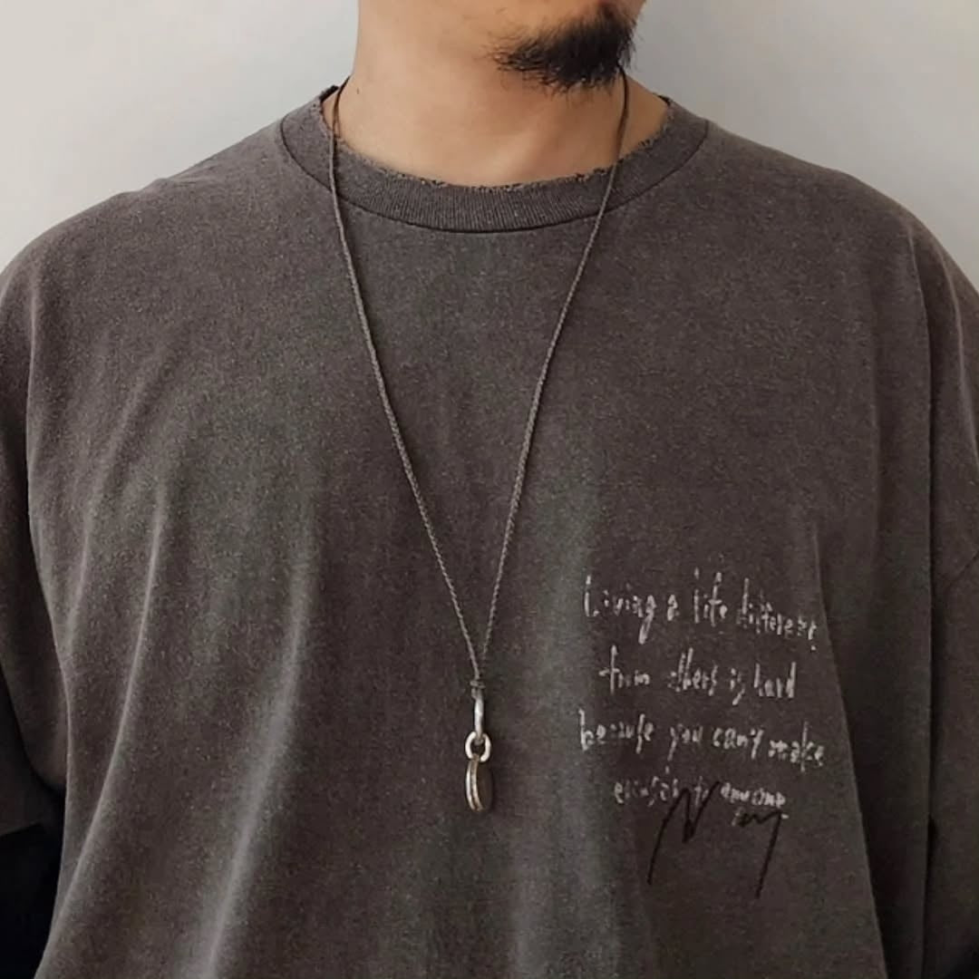 ANCELLM / Message L/S T-Shirt