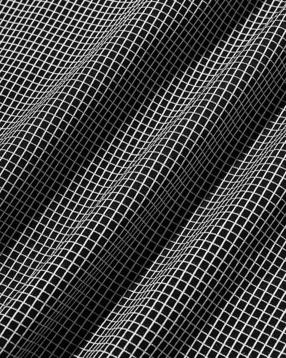 CLESSTE / Mini Grid Check 36G Knit Everyday S/S Shirt (Black x White)