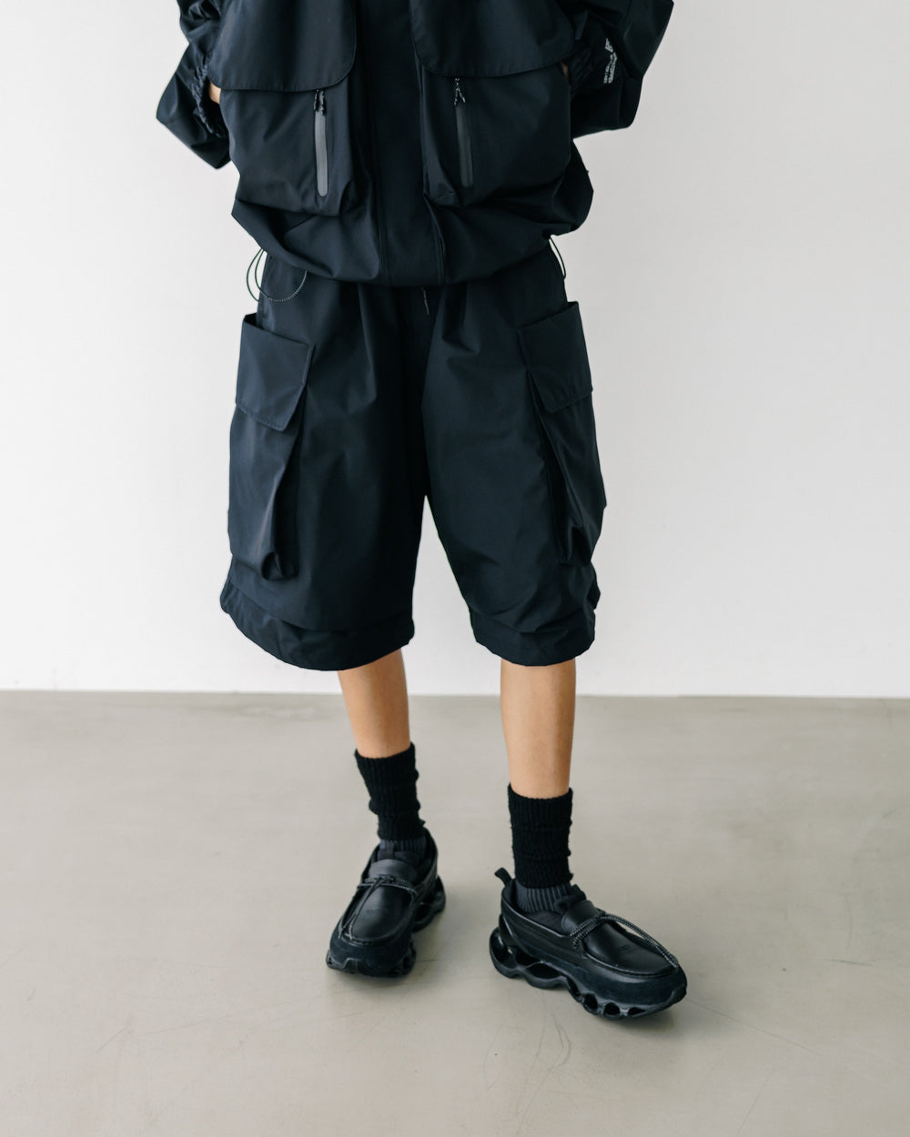 CLESSTE / +Phenix Windstopper ® By Gore-tex Labs City Military Half Pants 001 (Black)