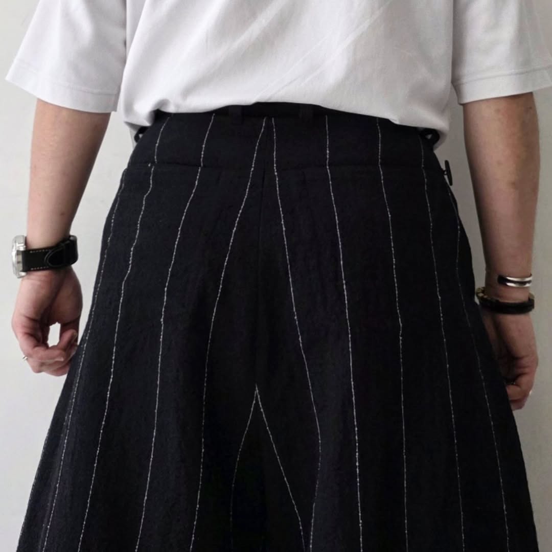 SHINYAKOZUKA / Baggy Shorts (Issue#8)(Pinstripe)