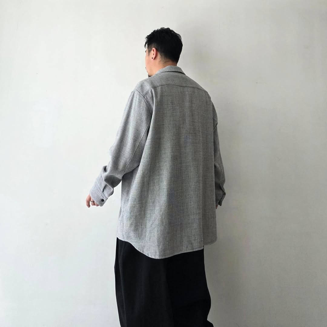 NONNOTTE / Minimum Shawl Collar Oversized Shirt