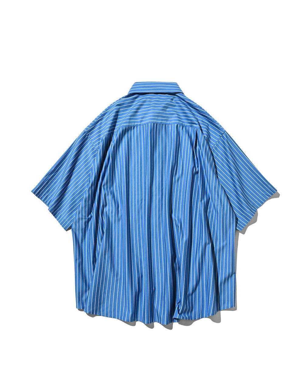 CLESSTE / Thick/Thin Stripe 46G Knit Everyday S/S Shirt (Sax Blue Stripe)