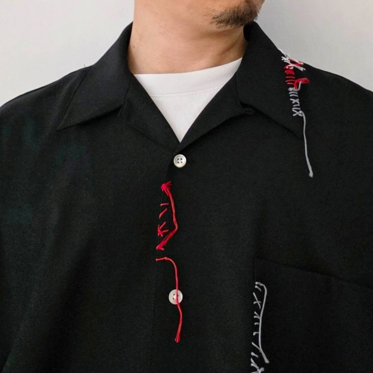 DISCOVERED / Summer Wool Looping Shirts (Black)