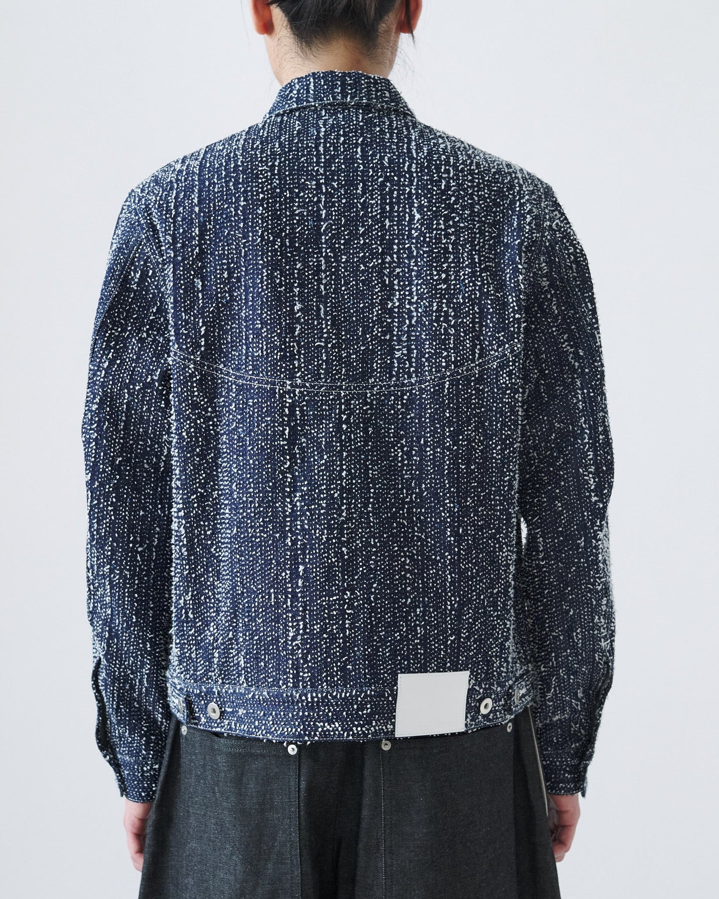 SAGE NATION / Denim Jiji Jacket - Indigo Snow Nep