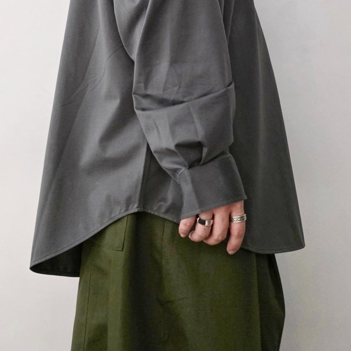 KANEMASA PHIL / 46G Atmosphere Shirt (Charcoal)