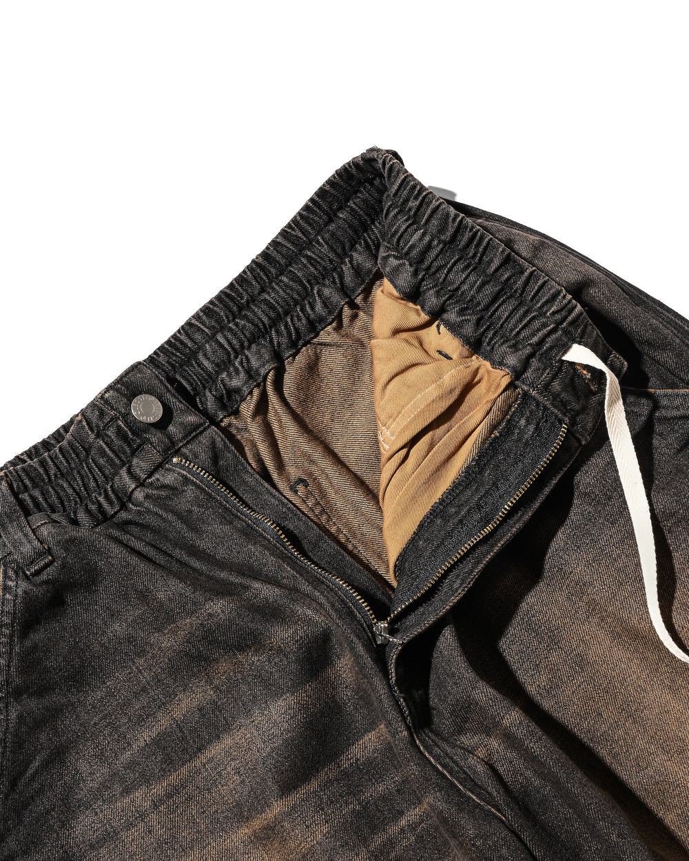 CLESSTE / Vintage Dyed Selvedge Denim Worker Pants  (Vintage Black)