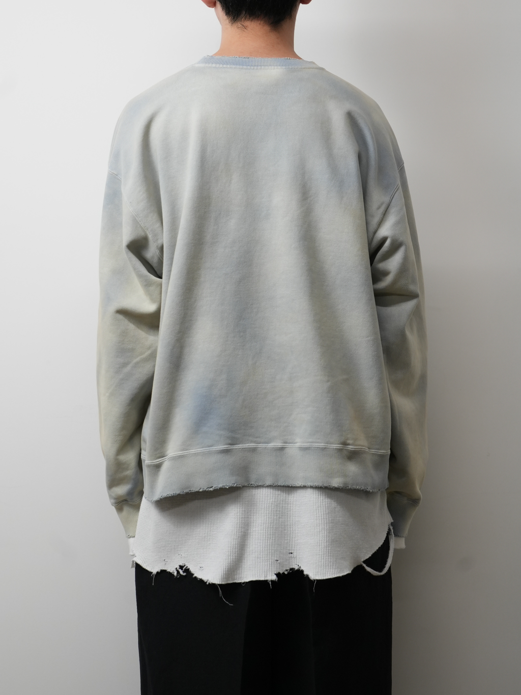 ANCELLM / Unevenness Sweat Shirt