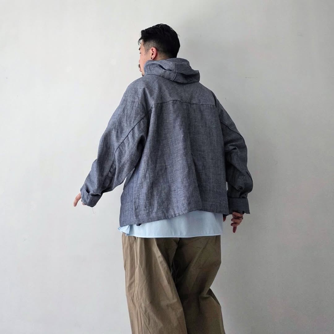 GANDER / Peveril Jacket Navy Check
