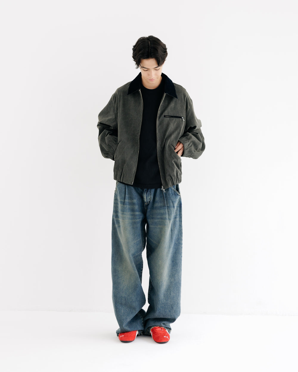 CLESSTE / Cotton Worker Jacket (Black)