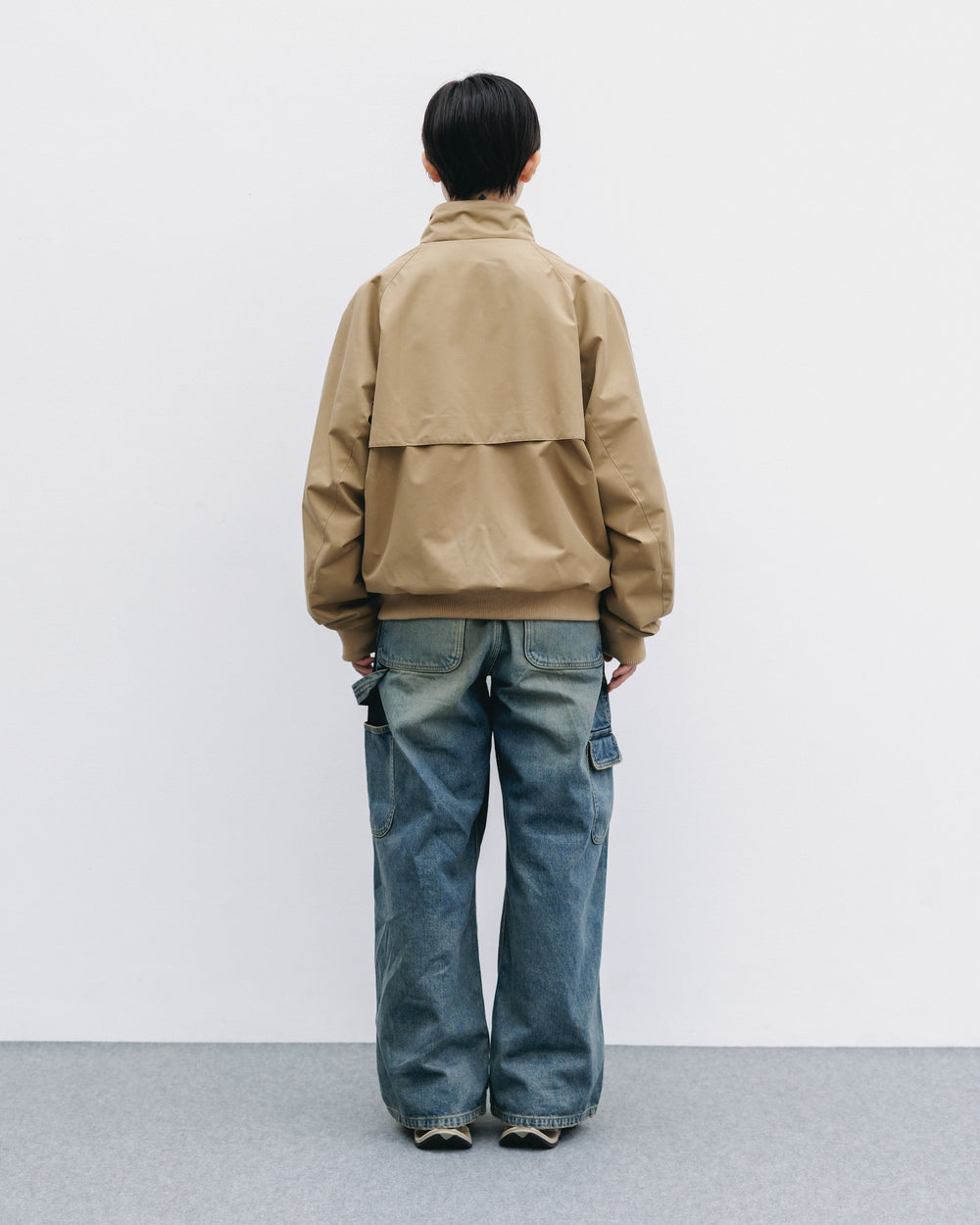 CLESSTE / +Phenix Windstopper® By Gore-Tex Labs Twill City Harrington Jacket (Carmel Beige)