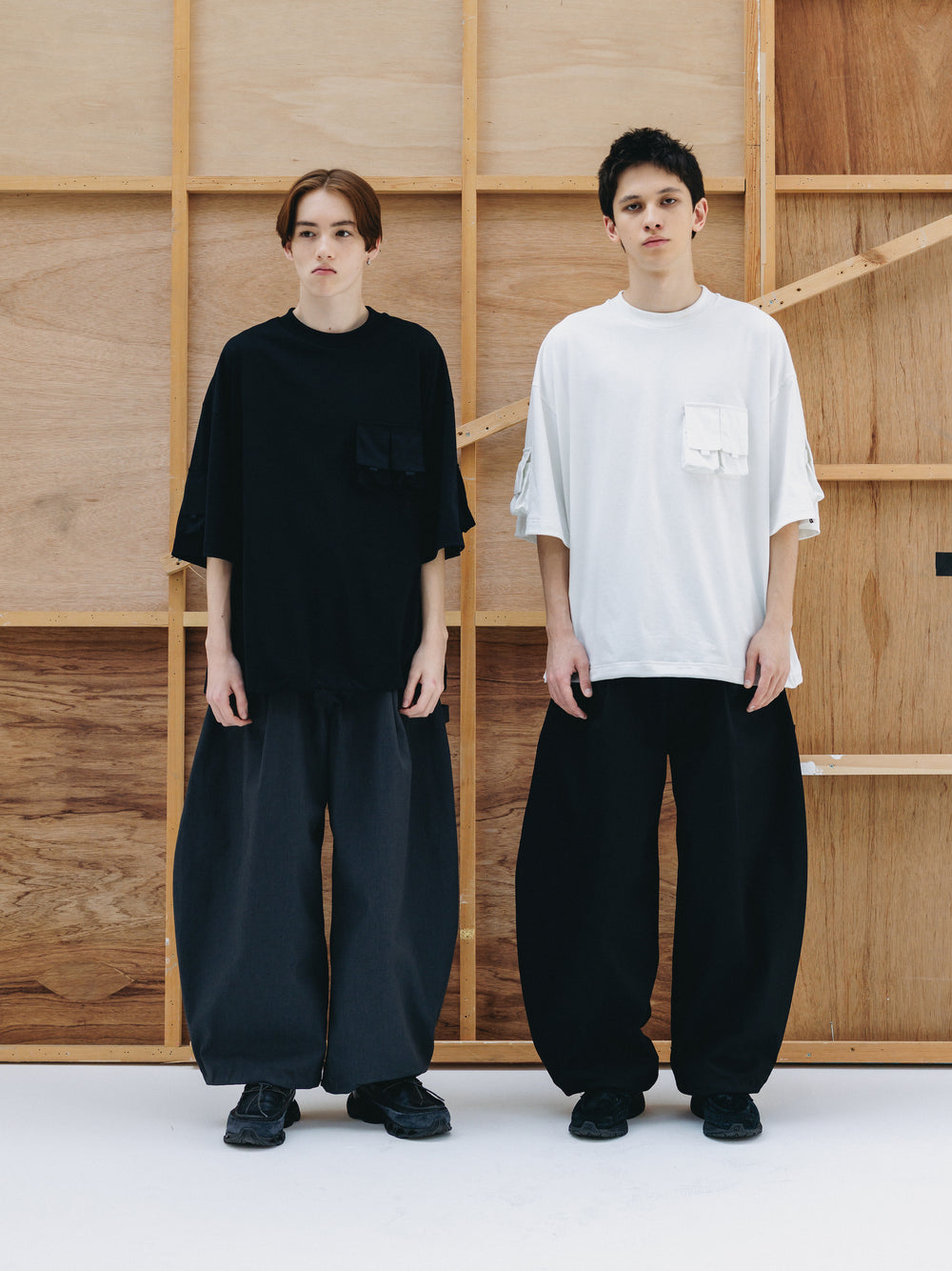 CLESSTE / Multi Pocket S/S T-Shirt (White)