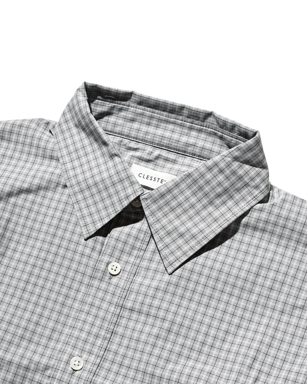 CLESSTE / Mini Plaid L/S Pullover Shirt (Gray)