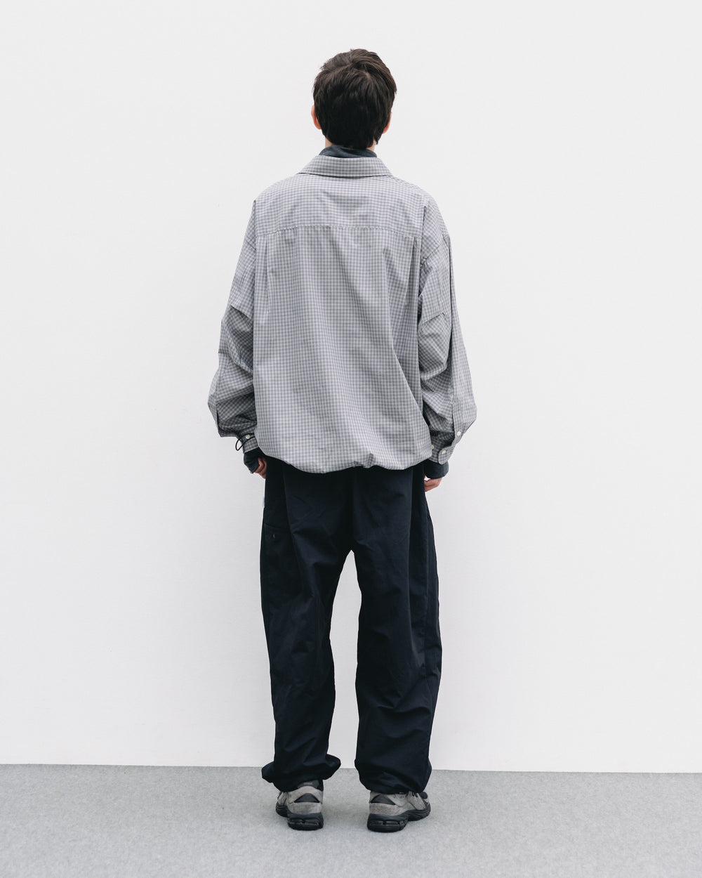 CLESSTE / Mini Plaid L/S Pullover Shirt (Gray)