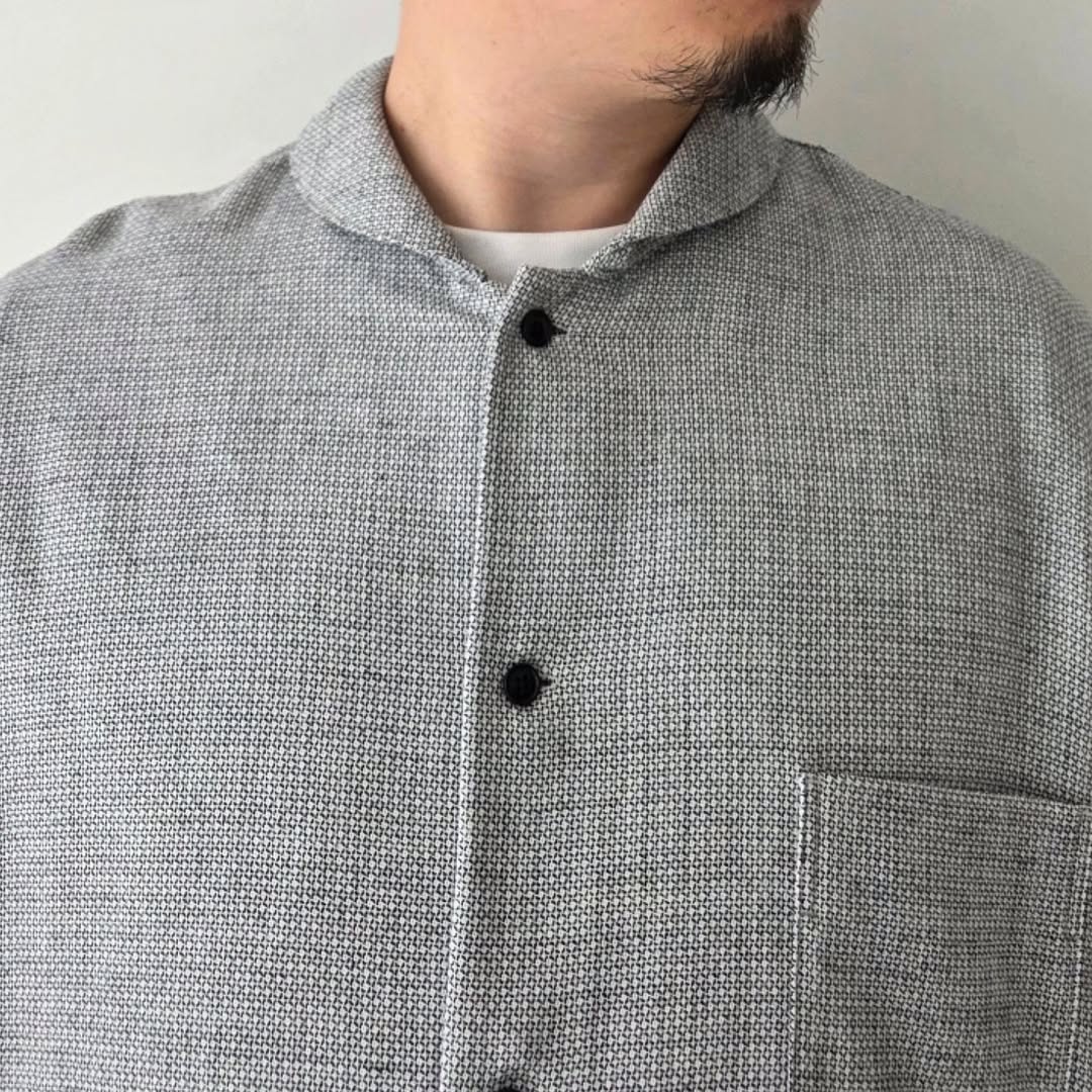NONNOTTE / Minimum Shawl Collar Oversized Shirt