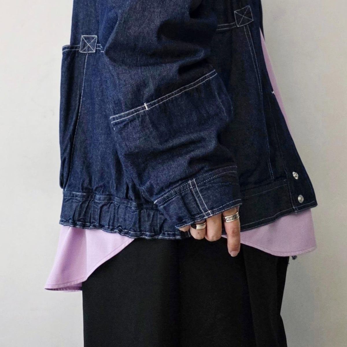 INNAT / Denim Hunter Hiker Jacket (One Wash Blue)