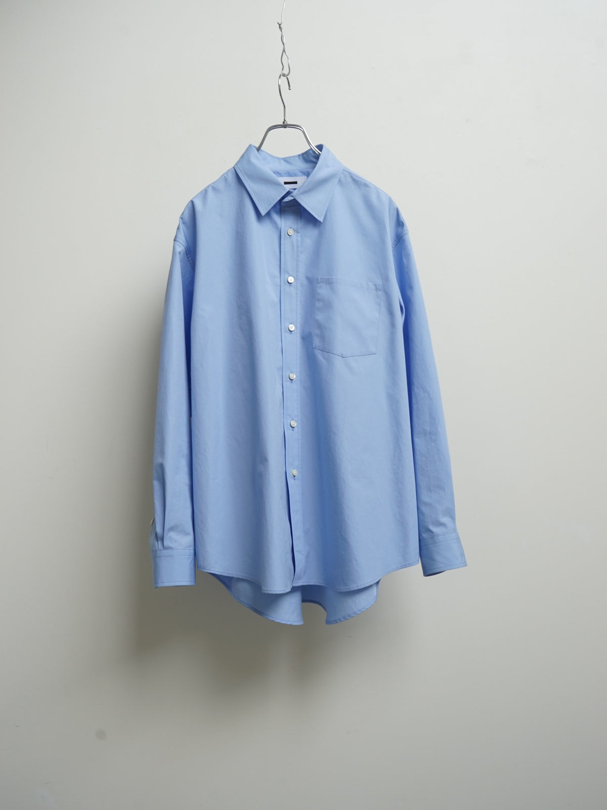 REVERBERATE / Regular Collar Shirt - PL (Light Blue)