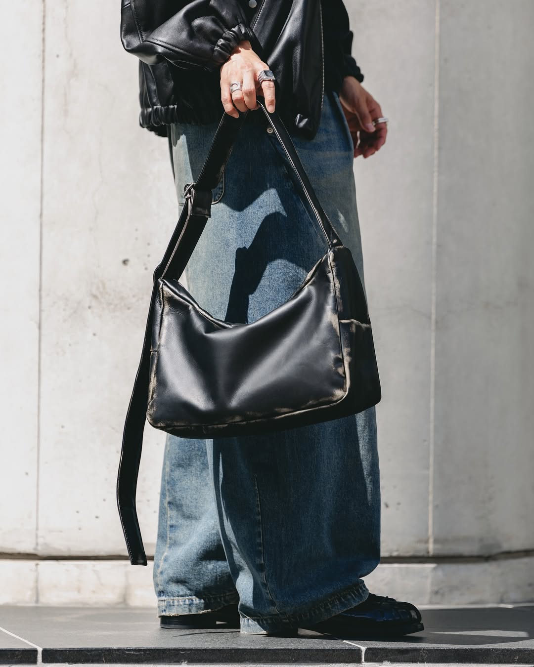 CLESSTE / Vintage Leather Holiday Bag