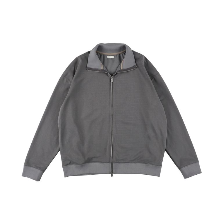KANEMASA PHIL / 28G Cupro Zip Sweat (Charcoal)