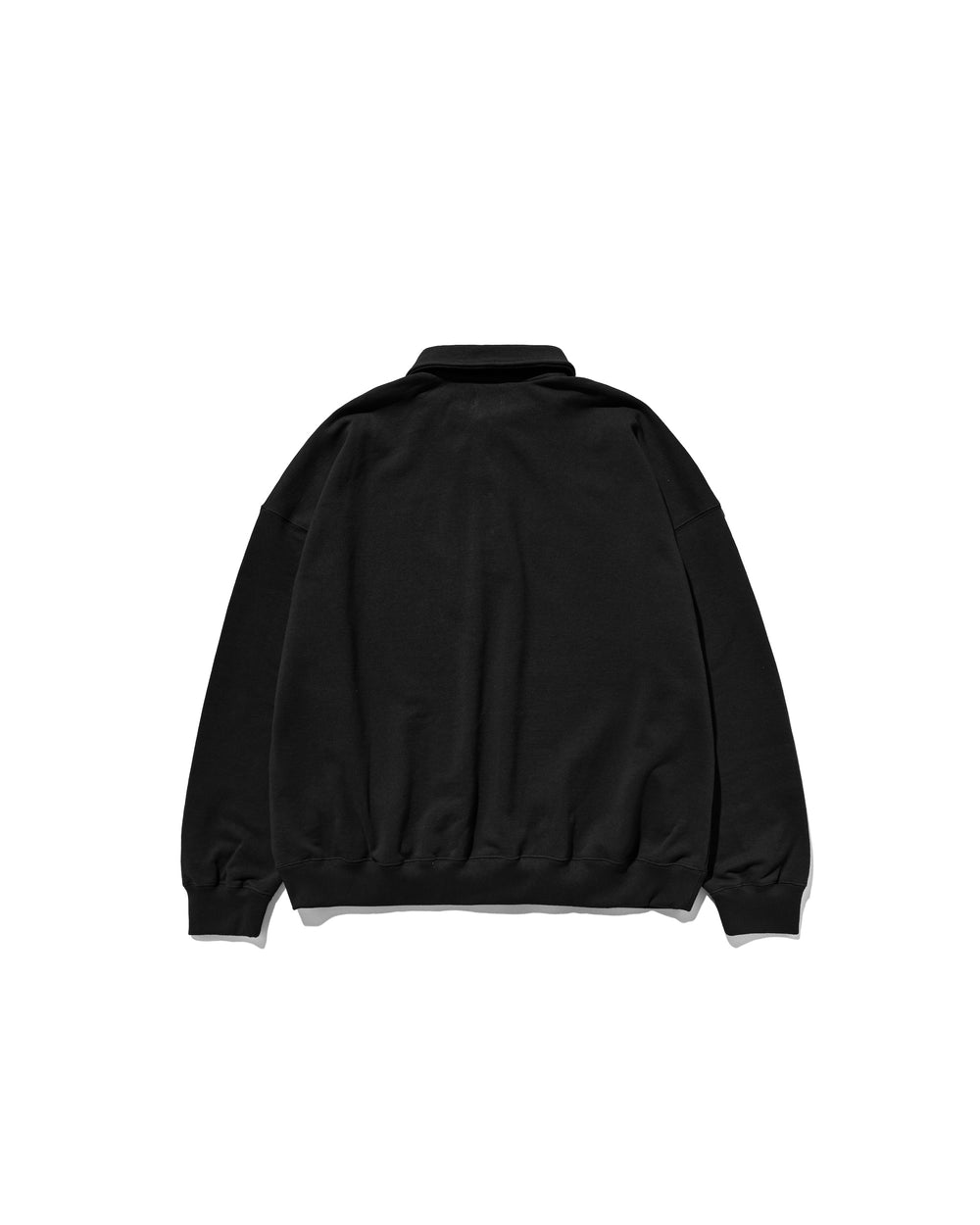 CLESSTE / Half Snap Sweat Shirt (Black)