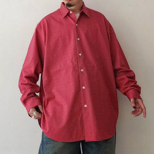 KANEMASA PHIL / 36g Atmosphere Check Shirt (Red)