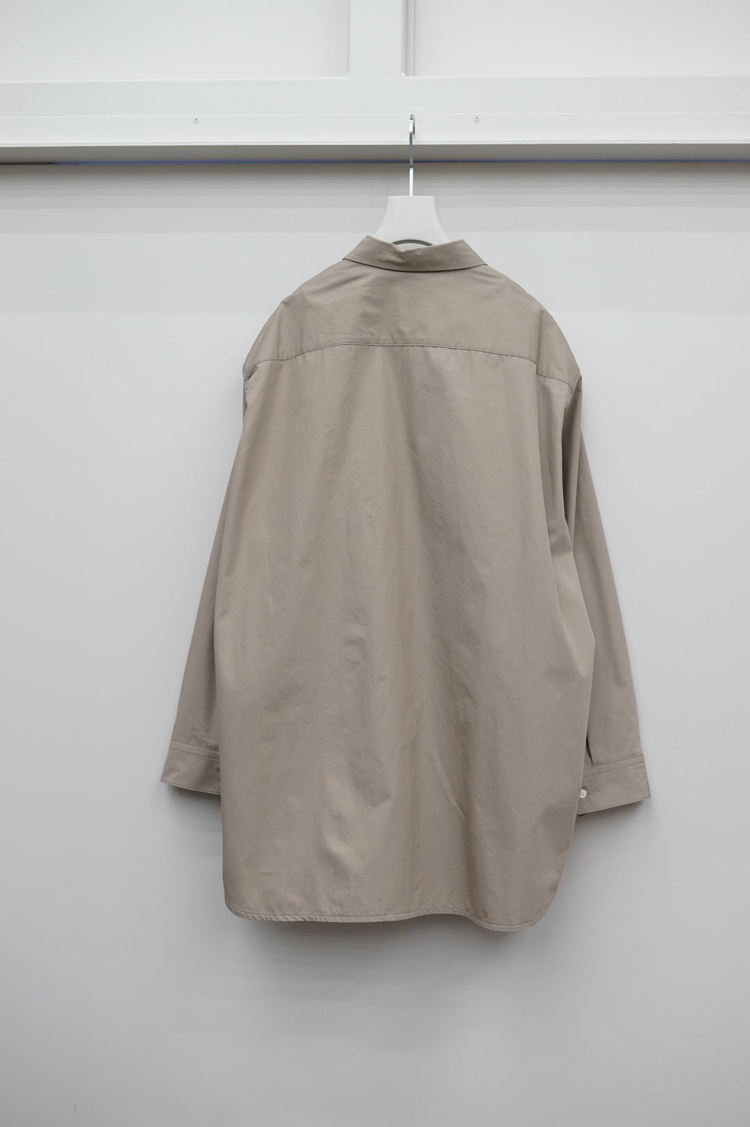 NONNOTTE / Oversized Shirt (Light Taupe)